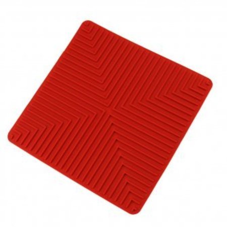 FISCHER TECHNICAL CO Hot Spot Safety Mat, Red, 14x14 100350